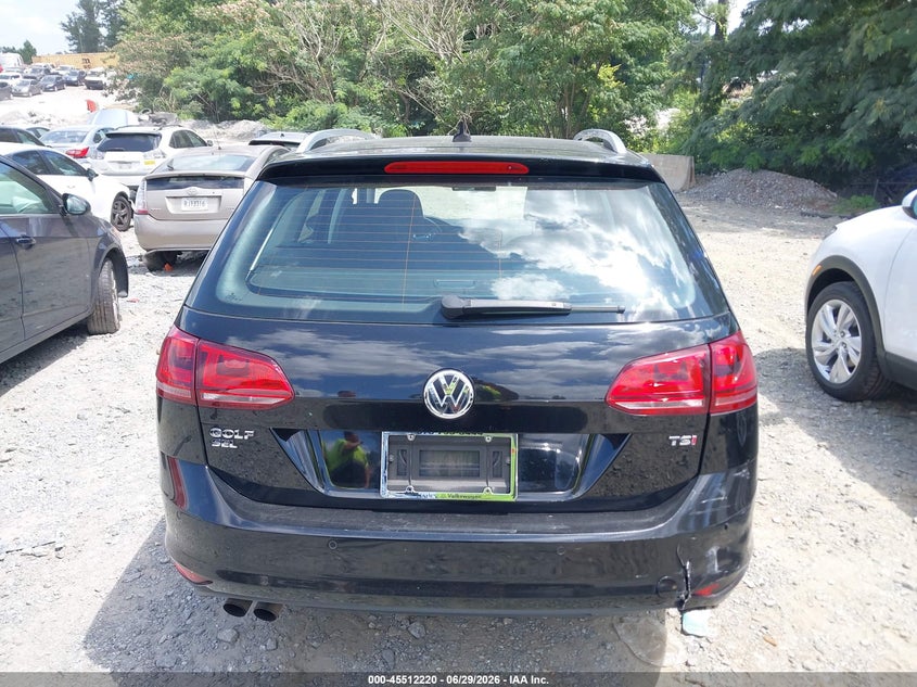 2016 Volkswagen Golf Sportwagen Tsi Limited Edition/Tsi S 4-Door/Tsi Se 4-Door/Tsi Sel 4-Door VIN: 3VWC17AU3GM517916 Lot: 45512220
