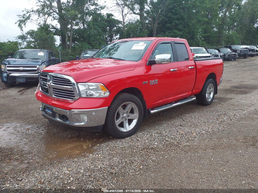 Vin: 1c6rr7gt0hs720752, lot: 46010525, ram 1500 big horn  4x4 6'4 box 20172