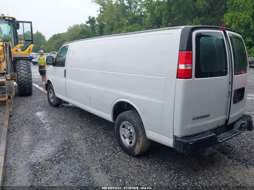 Vin: 1gcwgbfp3k1168492, lot: 46010549, chevrolet express 2500 work van 20193