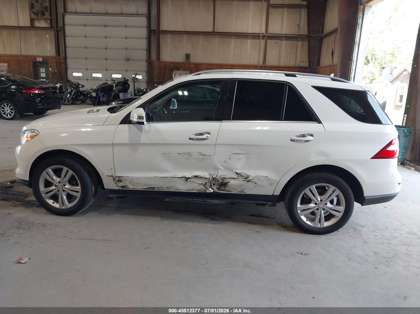 2014 Mercedes-Benz Ml 350 4Matic VIN: 4JGDA5HB9EA313627 Lot: 45512377