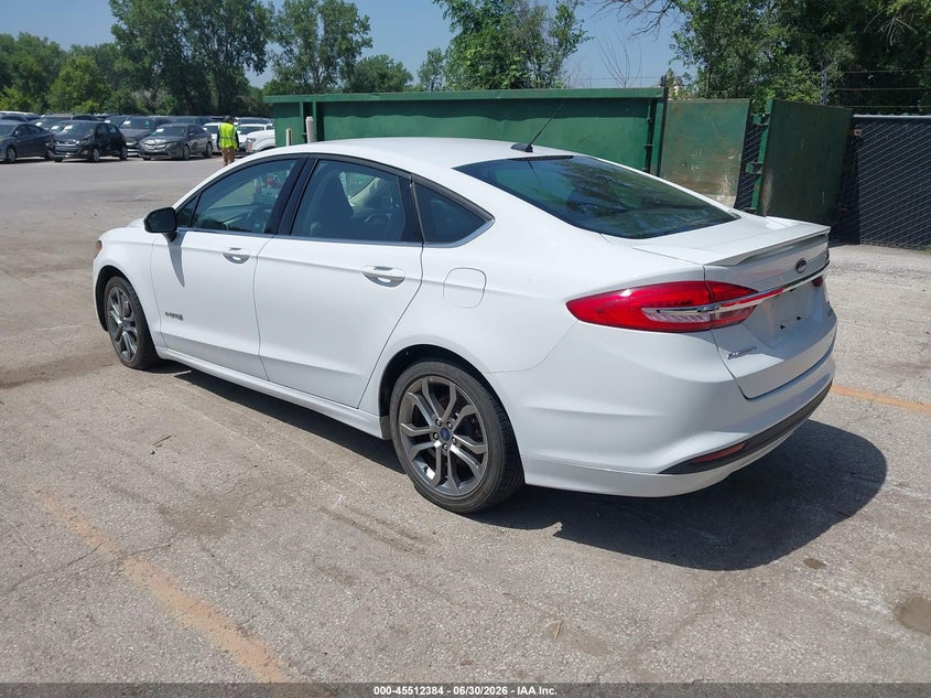 2017 FORD FUSION HYBRID auction photo 3