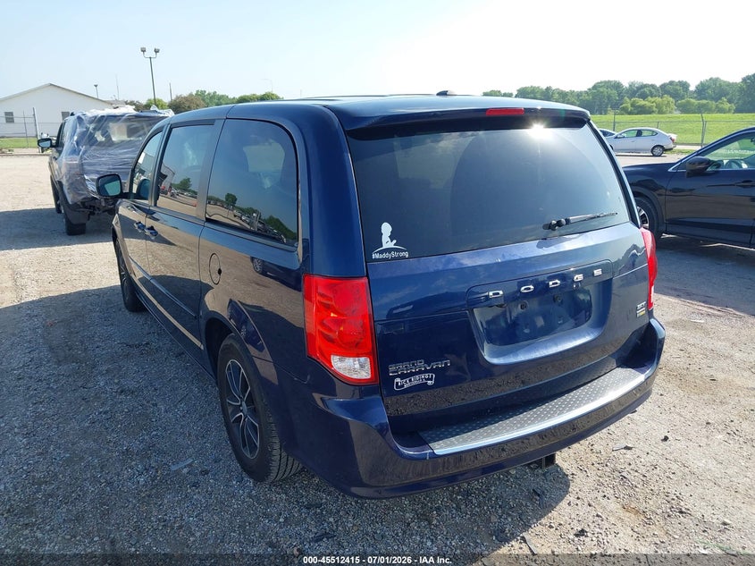 Vin: 2c4rdgeg2hr760233, lot: 46010631, dodge grand caravan gt 20173