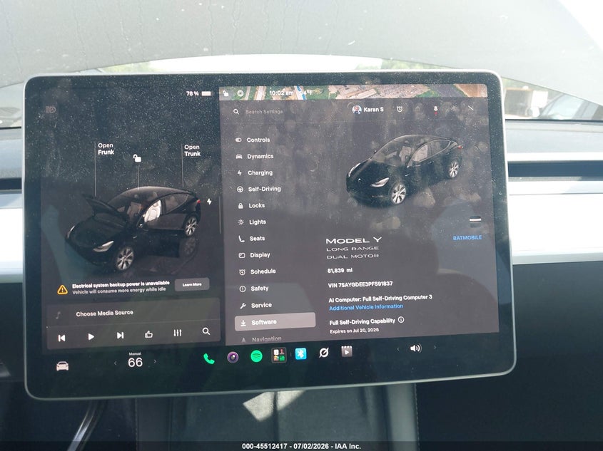 2023 TESLA MODEL Y auction photo 7