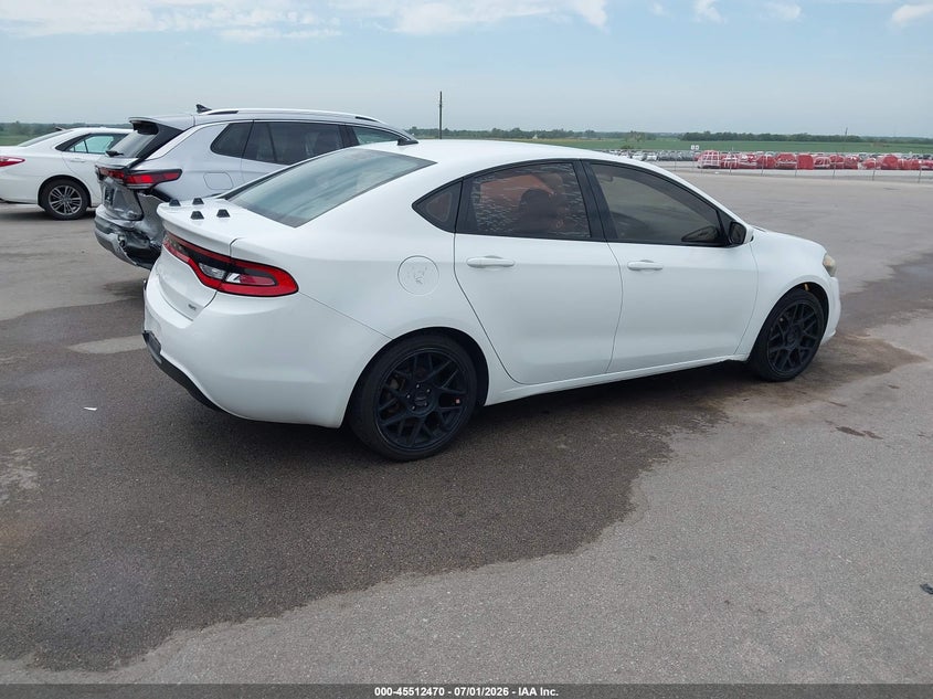 Vin: 1c3cdfbb6fd172722, lot: 46010686, dodge dart sxt 20154