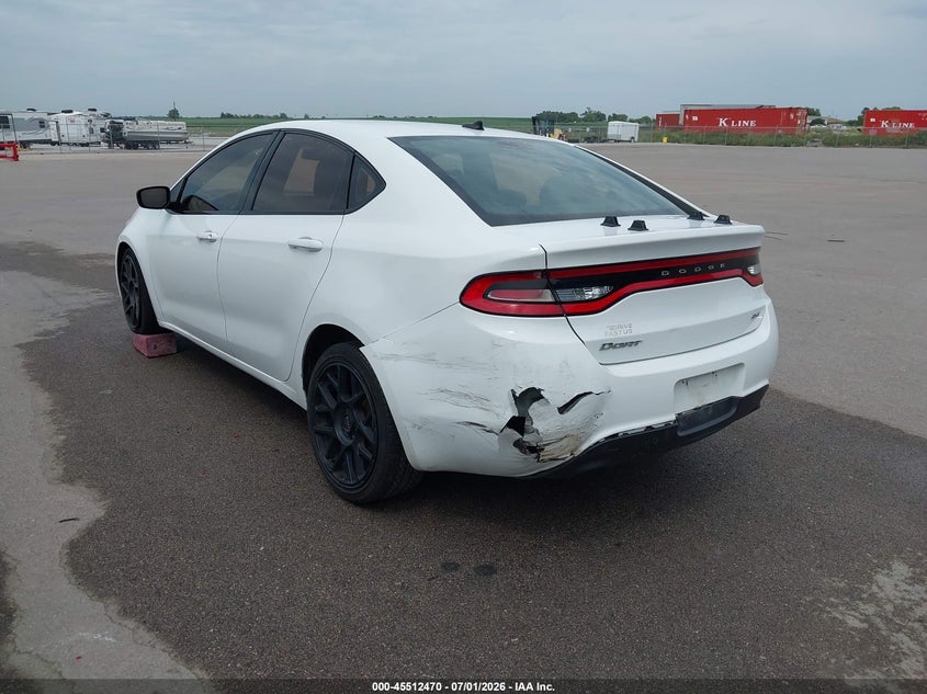 2015 Dodge Dart Sxt VIN: 1C3CDFBB6FD172722 Lot: 45512470