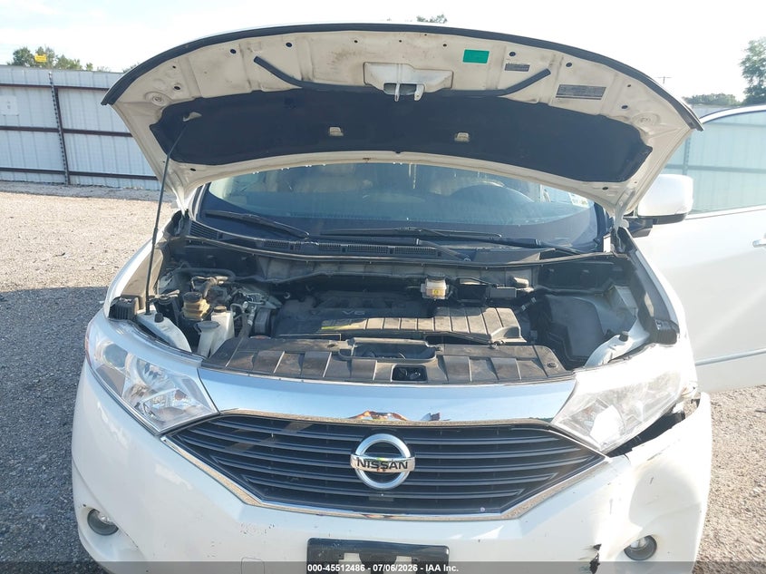 2015 Nissan Quest Sl VIN: JN8AE2KP6F9122995 Lot: 45512486