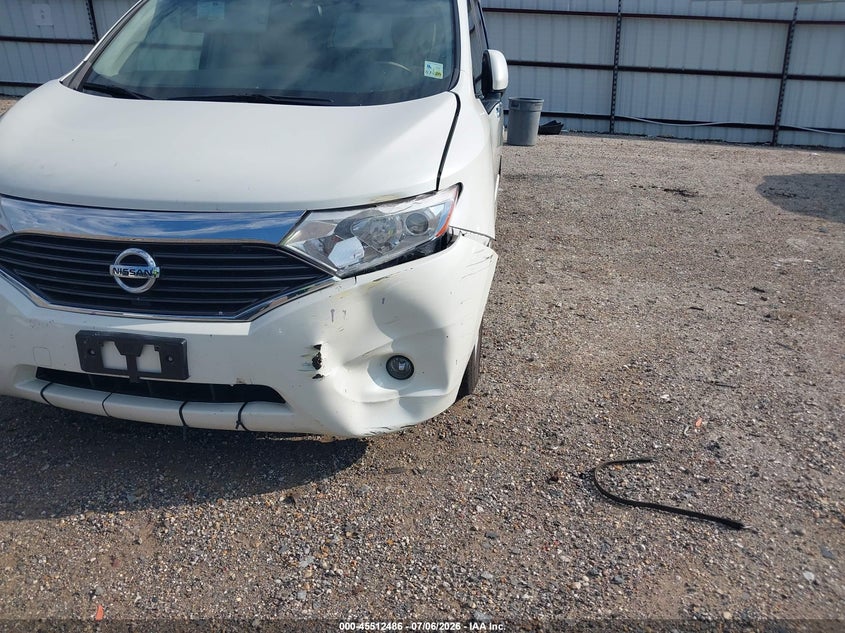 2015 Nissan Quest Sl VIN: JN8AE2KP6F9122995 Lot: 45512486