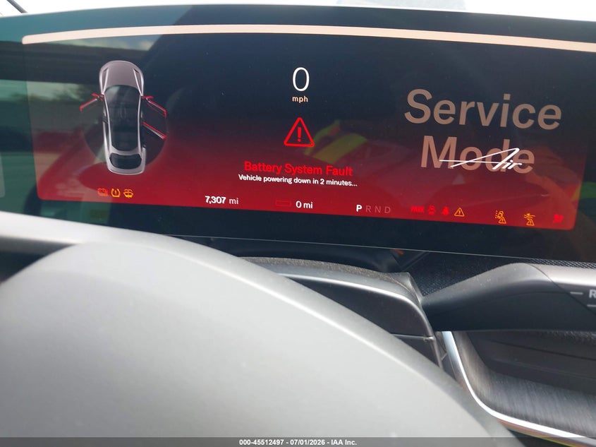 2025 Lucid Air Touring VIN: 50EA1TEA9SA017571 Lot: 45512497