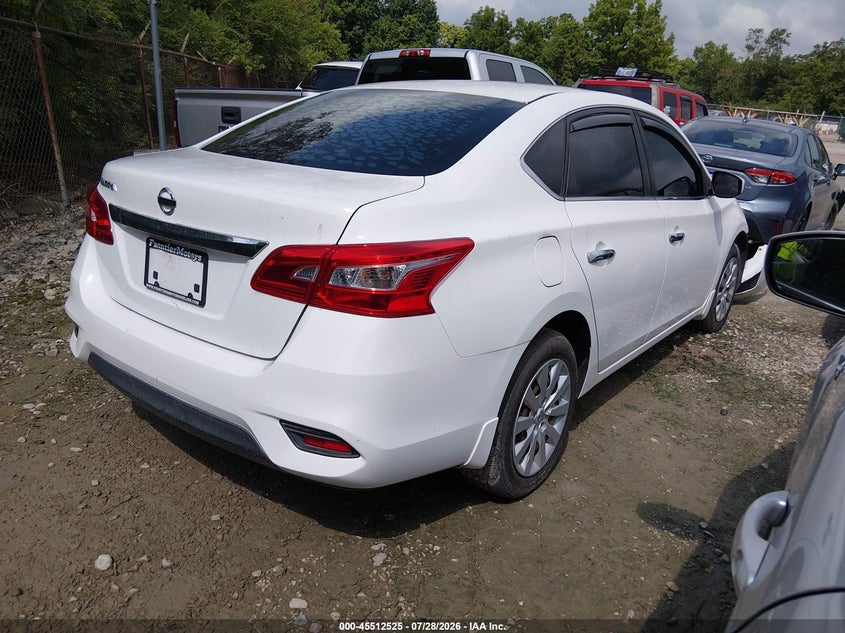 2017 NISSAN SENTRA auction photo 4
