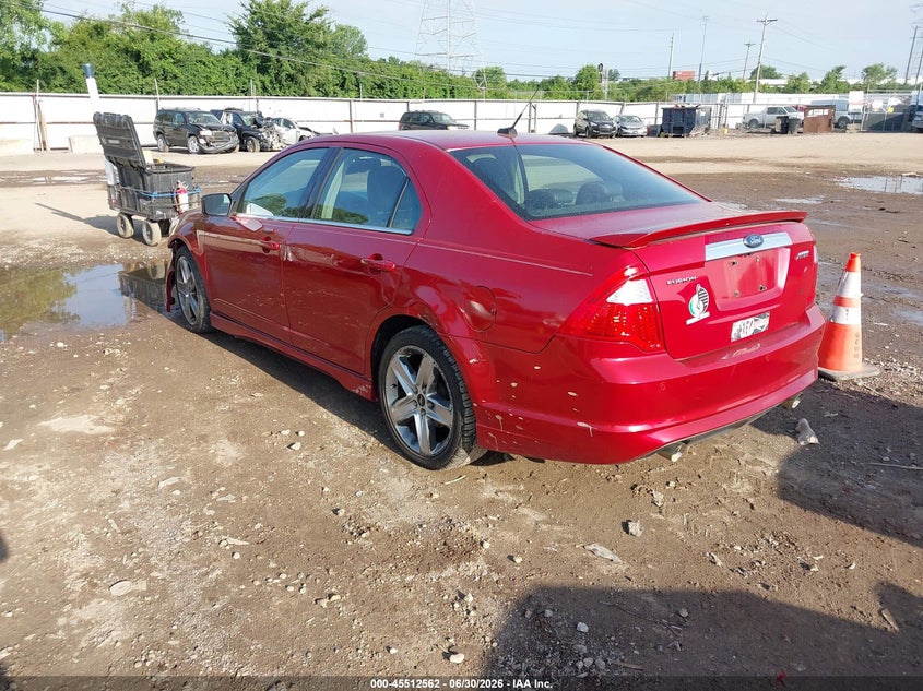 2010 FORD FUSION auction photo 3