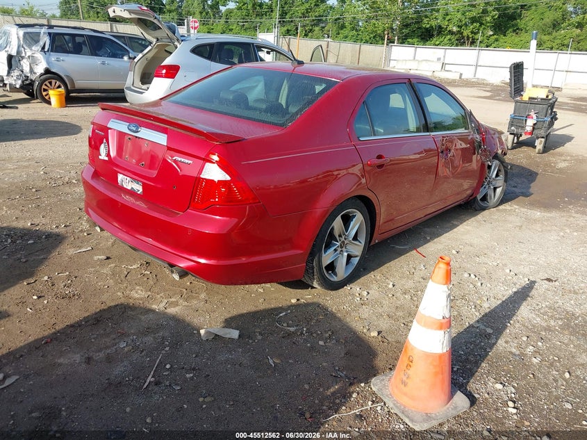 2010 FORD FUSION auction photo 4