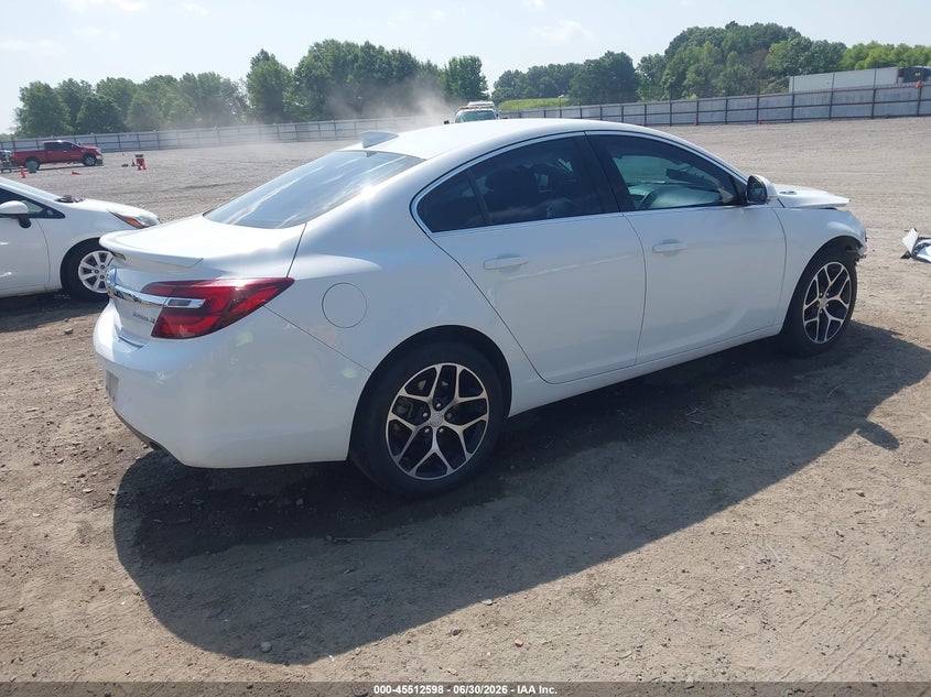 Vin: 2g4gl5ex2h9196707, lot: 46010814, buick regal turbo sport touring 20174