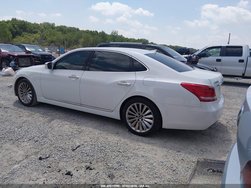 Vin: kmhgh4jhxeu077392, lot: 46010815, hyundai equus signature 20143