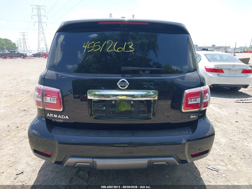 2019 Nissan Armada Sl VIN: JN8AY2NC0K9582731 Lot: 45512613