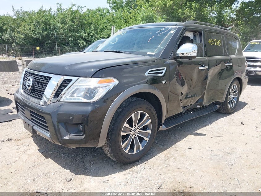 2019 Nissan Armada, Лівий бік, IAAI, VIN JN8AY2NC0K9582731 — фото 2