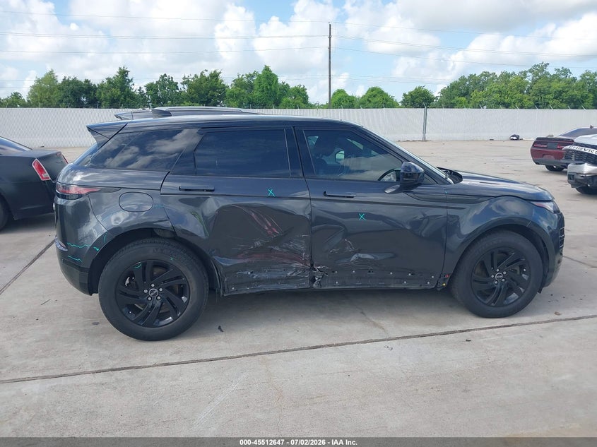 2022 Land Rover Range Rover Evoque R-Dynamic S VIN: SALZT2FX4NH165453 Lot: 45512647