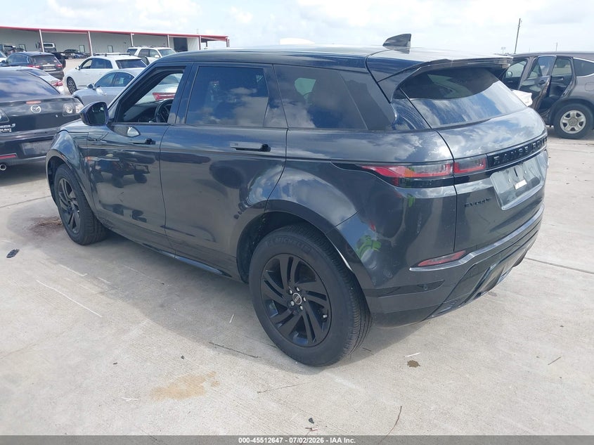 Vin: salzt2fx4nh165453, lot: 46010863, land rover range rover evoque r-dynamic s 20223
