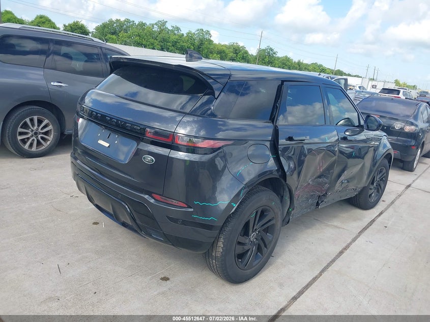 Vin: salzt2fx4nh165453, lot: 46010863, land rover range rover evoque r-dynamic s 20224