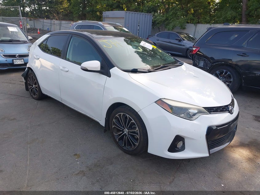 2016 TOYOTA COROLLA S PLUS
