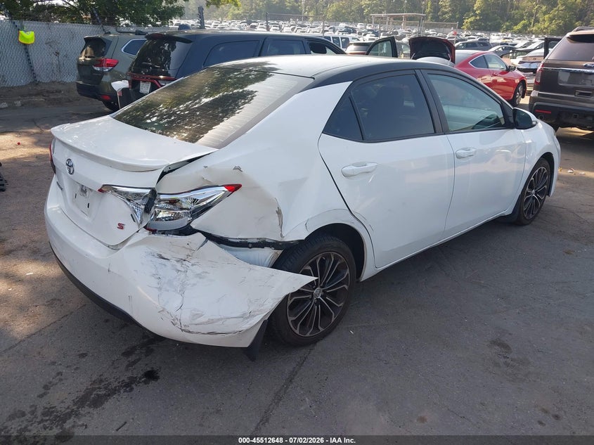 2016 Toyota Corolla S Plus VIN: 5YFBURHE6GP370807 Lot: 45512648