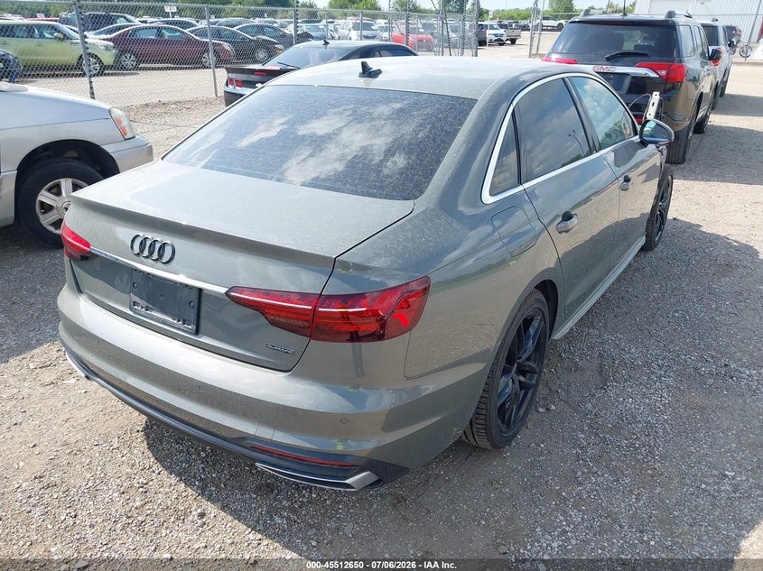 Vin: waueaaf4xpn000892, lot: 46010866, audi a4 premium plus 45 tfsi s line quattro s tronic 20234