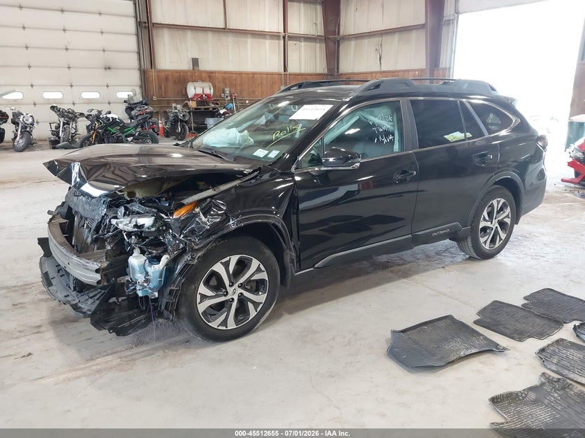 2020 SUBARU OUTBACK auction photo 2