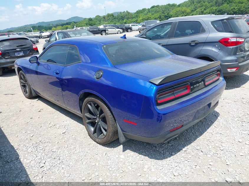 Vin: 2c3cdzag6jh255478, lot: 46010892, dodge challenger sxt 20183