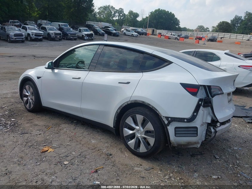 Vin: 5yjygdee7mf203615, lot: 46010914, tesla model y long range dual motor all-wheel drive 20213