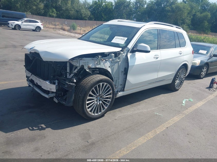 Vin: 5uxcw2c03m9g55758, lot: 46010915, bmw x7 xdrive40i 20212