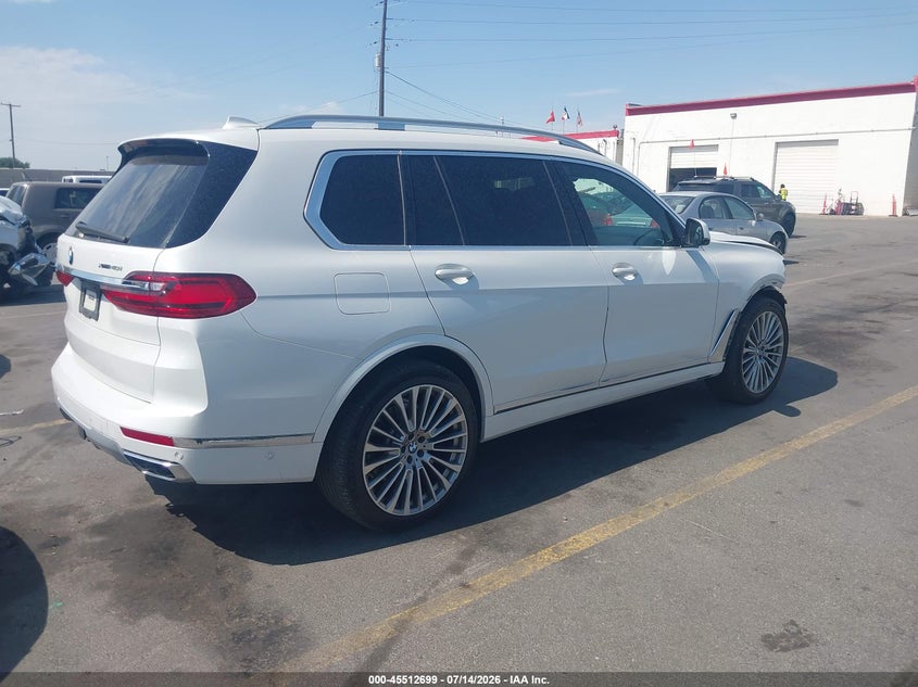 Vin: 5uxcw2c03m9g55758, lot: 46010915, bmw x7 xdrive40i 20214