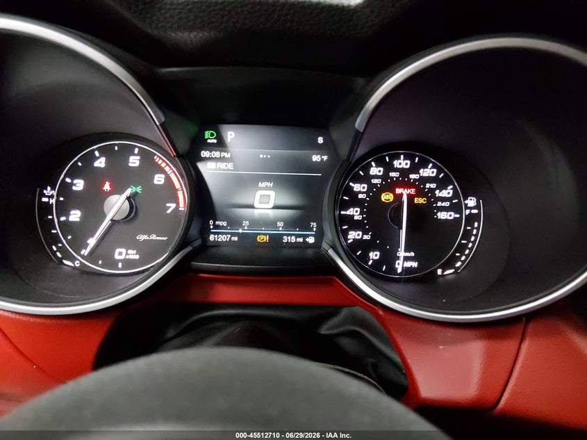 2019 Alfa Romeo Stelvio Rwd VIN: ZASPAJAN3K7C70823 Lot: 45512710