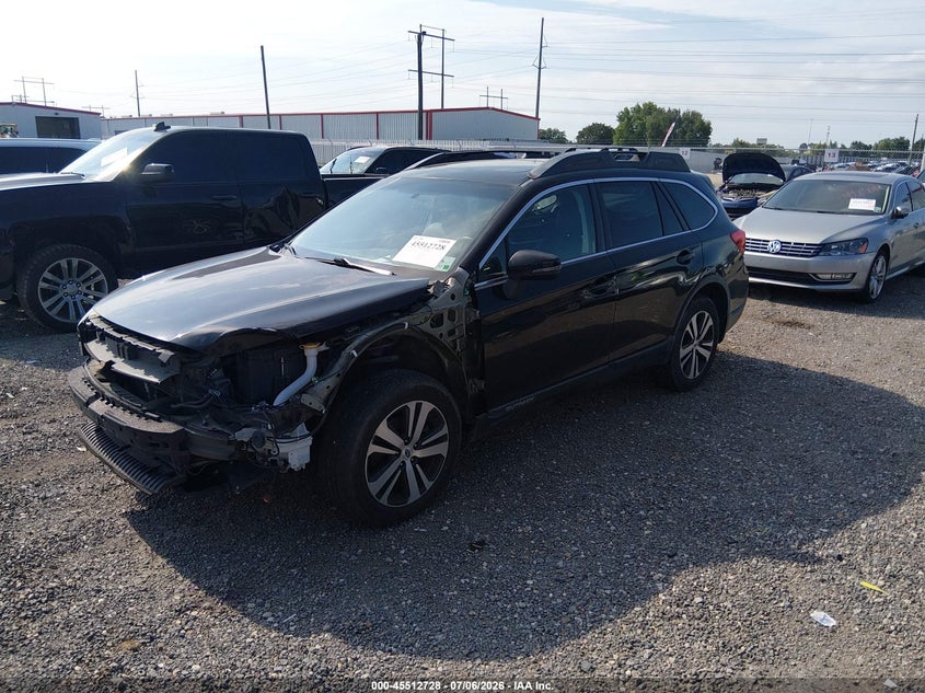Vin: 4s4bsakcxj3390360, lot: 46010944, subaru outback 2.5i limited 20182