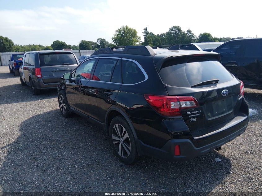 Vin: 4s4bsakcxj3390360, lot: 46010944, subaru outback 2.5i limited 20183