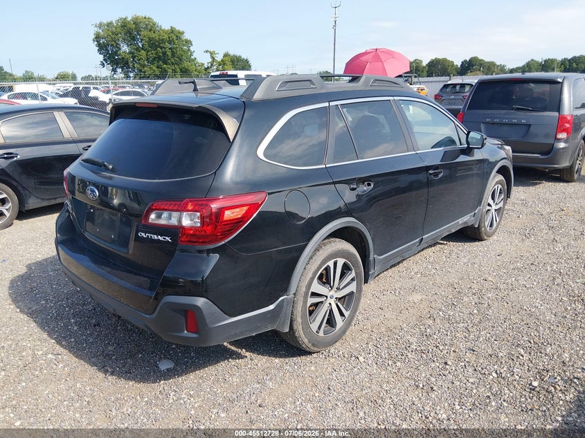 Vin: 4s4bsakcxj3390360, lot: 46010944, subaru outback 2.5i limited 20184