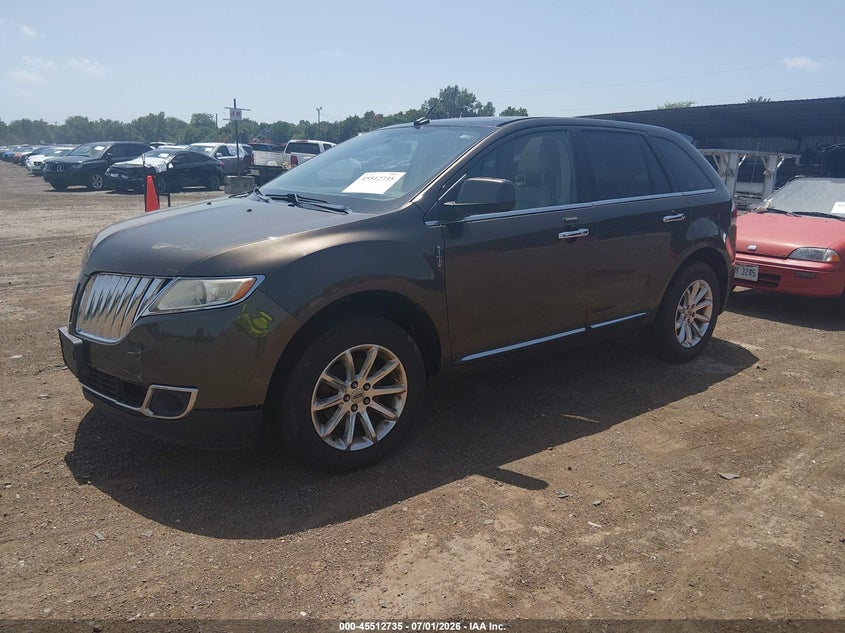 Vin: 2lmdj8jk5bbj06894, lot: 46010951, lincoln mkx 20112
