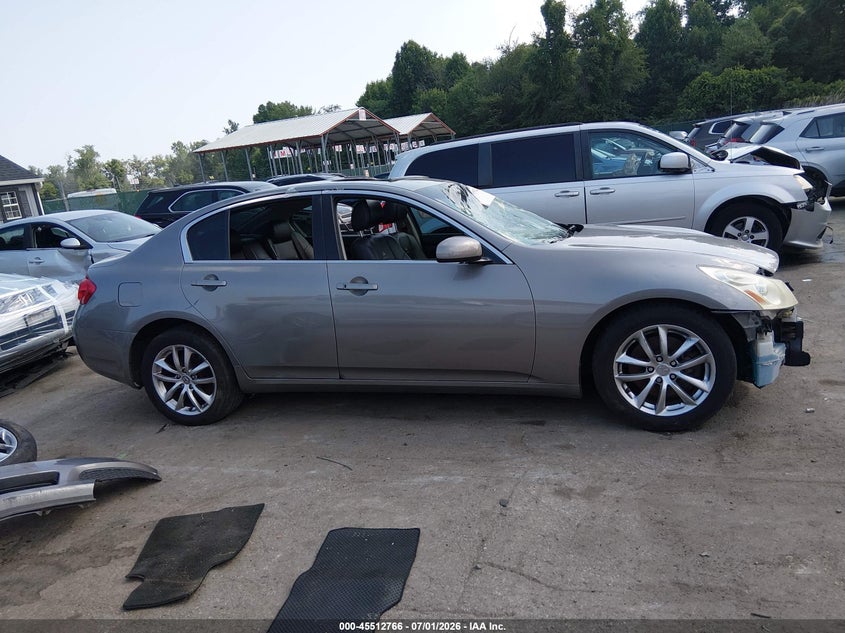 2007 Infiniti G35X VIN: JNKBV61F87M815614 Lot: 45512766