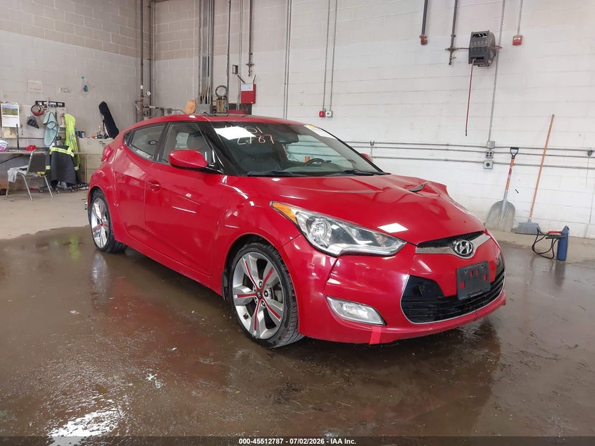 2013 Hyundai Veloster Base W/Black VIN: KMHTC6AD5DU100033 Lot: 45512787
