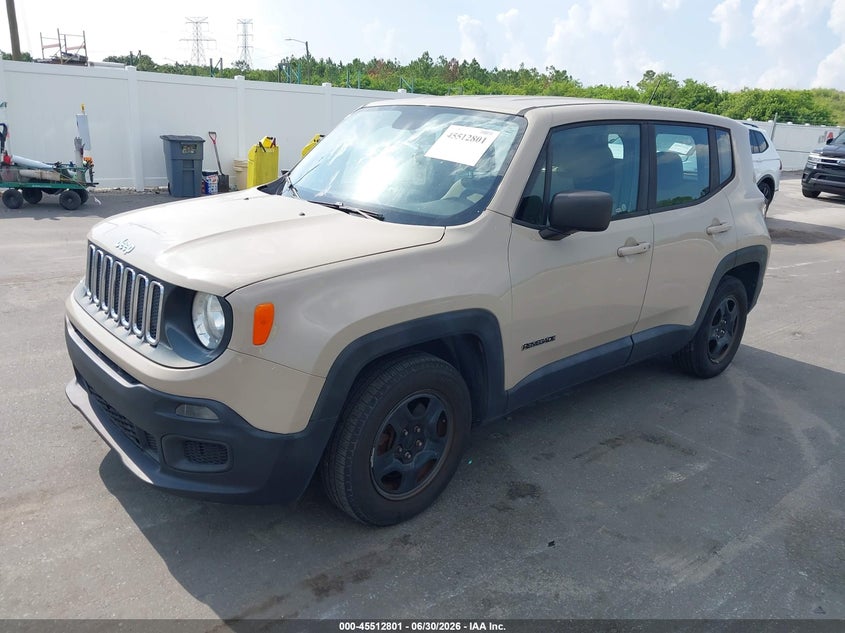 JEEP RENEGADE 2016 VIN ZACCJAAT4GPE37626