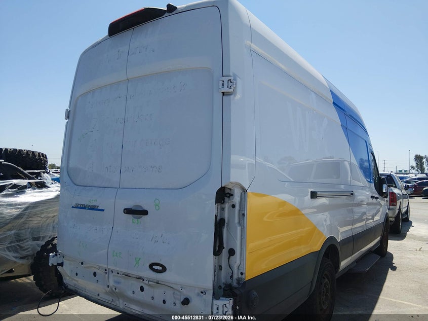 Vin: 1ftbw3xk0nka46696, lot: 46011047, ford e-transit-350 cargo van 20224