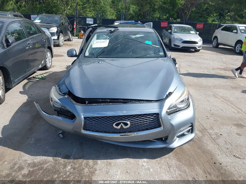 2015 Infiniti Q50 VIN: JN1BV7AP6FM356388 Lot: 45512847