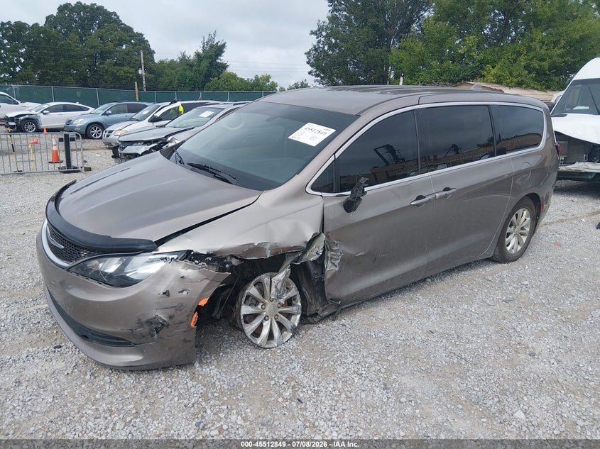 Vin: 2c4rc1dg3hr708918, lot: 46011065, chrysler pacifica touring 20172