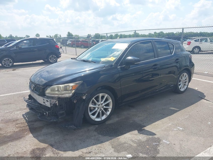 Vin: jthkd5bh1b2001869, lot: 46011071, lexus ct 200h 20112