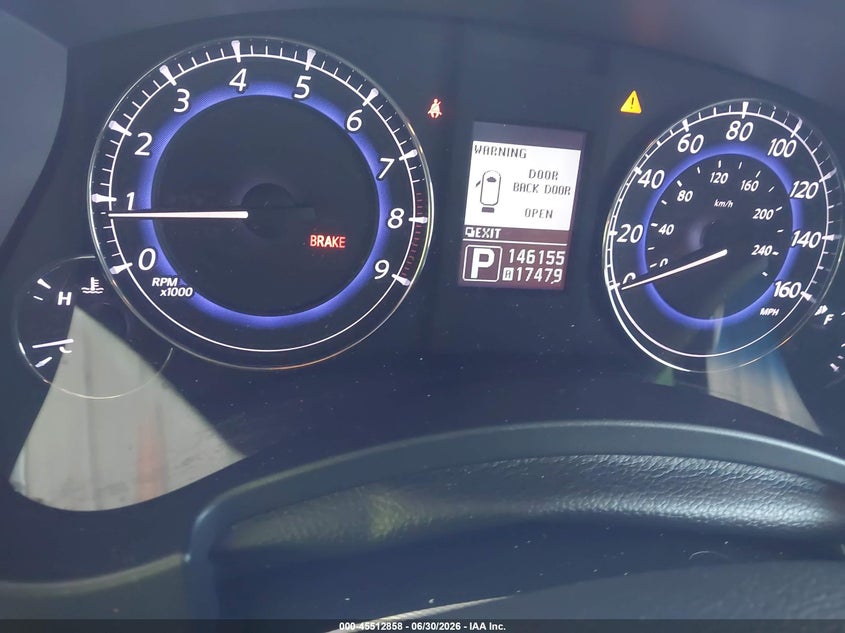 2012 Infiniti Ex35 Journey VIN: JN1AJ0HP6CM400874 Lot: 45512858
