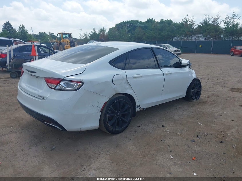 Vin: 1c3cccbb5fn751342, lot: 46011151, chrysler 200 s 20154