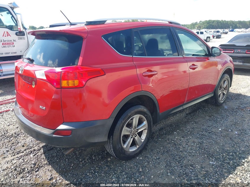 2015 TOYOTA RAV 4 SPORT UTILITY VEHICLE 2.5L I-4 DOHC, VVT, 176HP