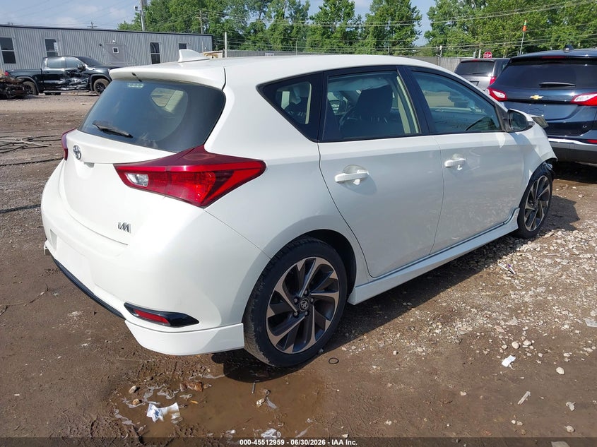 Vin: jtnkarje1hj549292, lot: 46011176, toyota corolla im 20174