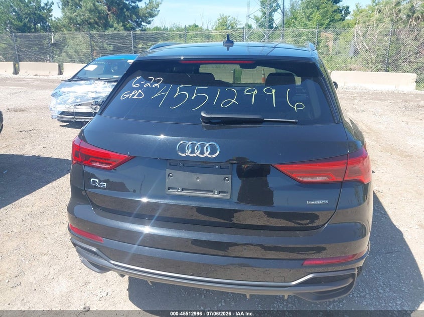 2021 Audi Q3 Premium 45 Tfsi S Line Quattro Tiptronic VIN: WA1DECF3XM1014777 Lot: 45512996