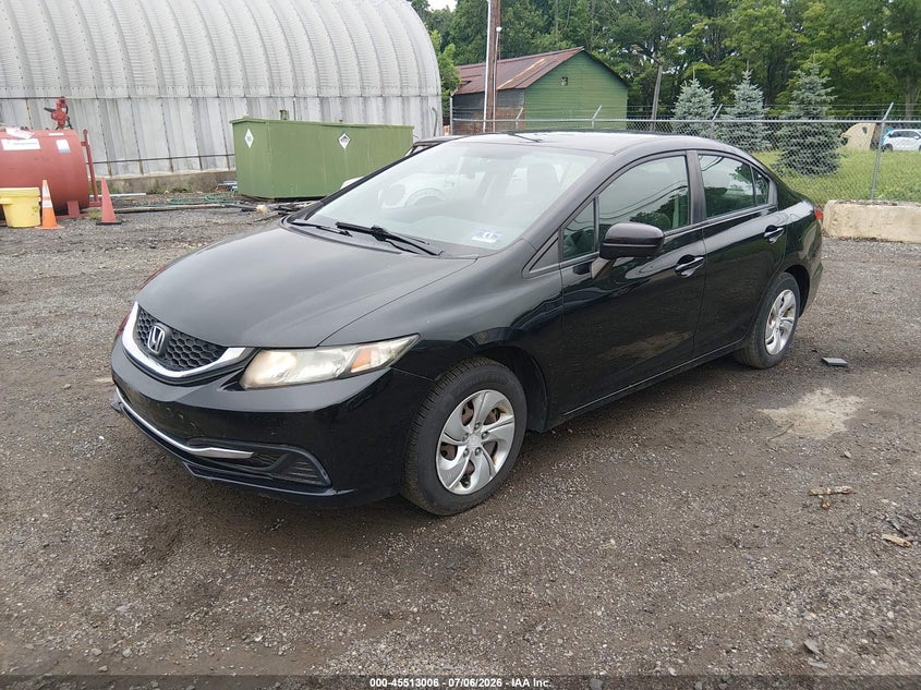 2015 Honda Civic, Обычный износ, IAAI, VIN 19XFB2F51FE278862 — фото 2