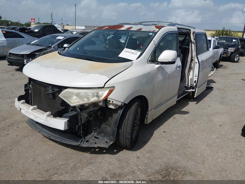 Vin: jn8ae2kp8c9032338, lot: 46011237, nissan quest le 20122