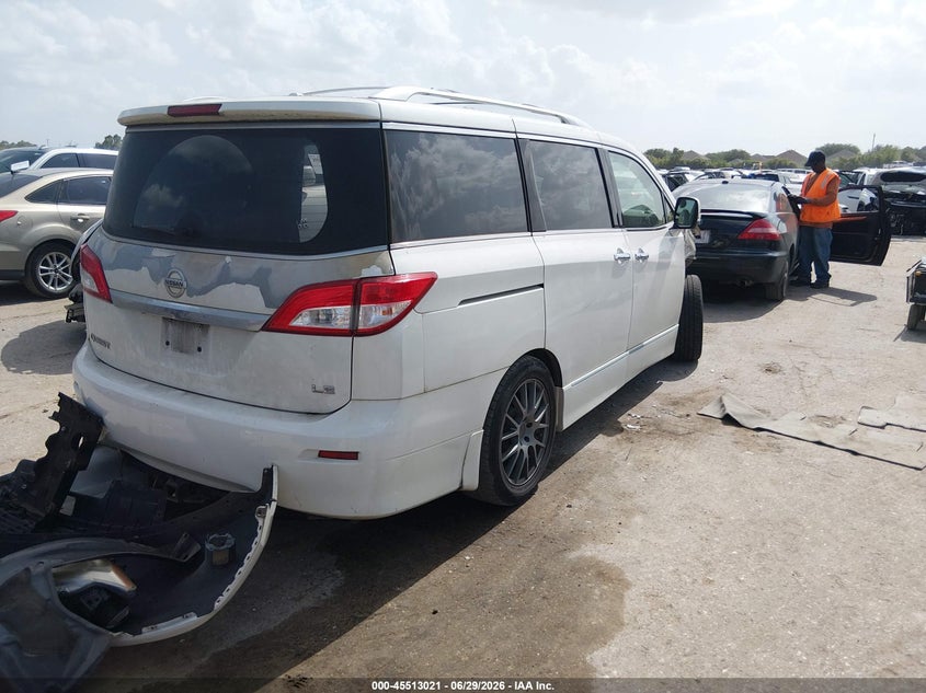 Vin: jn8ae2kp8c9032338, lot: 46011237, nissan quest le 20124